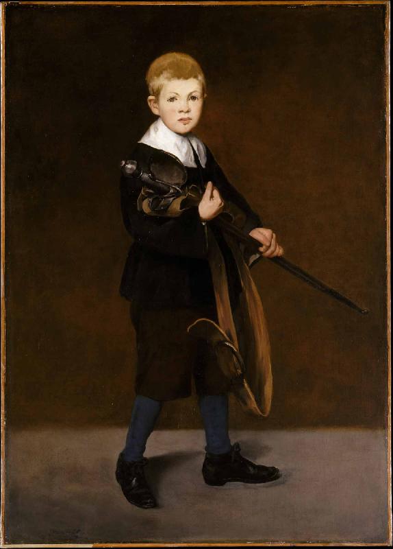Edouard Manet Boy Carrying a Sword France oil painting art
